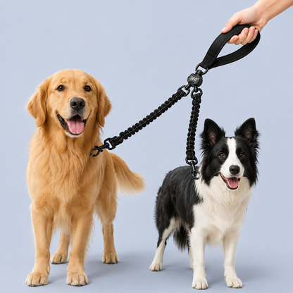 SwivelWalk 2.0™ - Tangle-Free Two Dog Leash